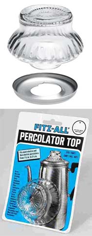 Generic iSH09-M416671mn Tops Mfg Fitz-All Replacement Percolator Top, Glass,  13/16-Inch to 1-1/2-Inch