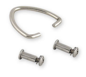 Pan/skillet 2-screw handle hardware set (med, lg, x-lg handles)