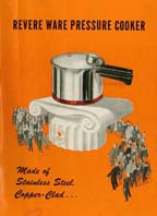 1940s Revere Ware Copper Clad 4 Quart Pressure Cooker - Ruby Lane