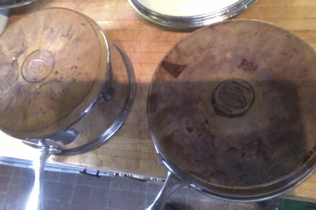 Vintage Revere Ware HEAVY BOTTOM 9 Inch Skillet/Saucepan