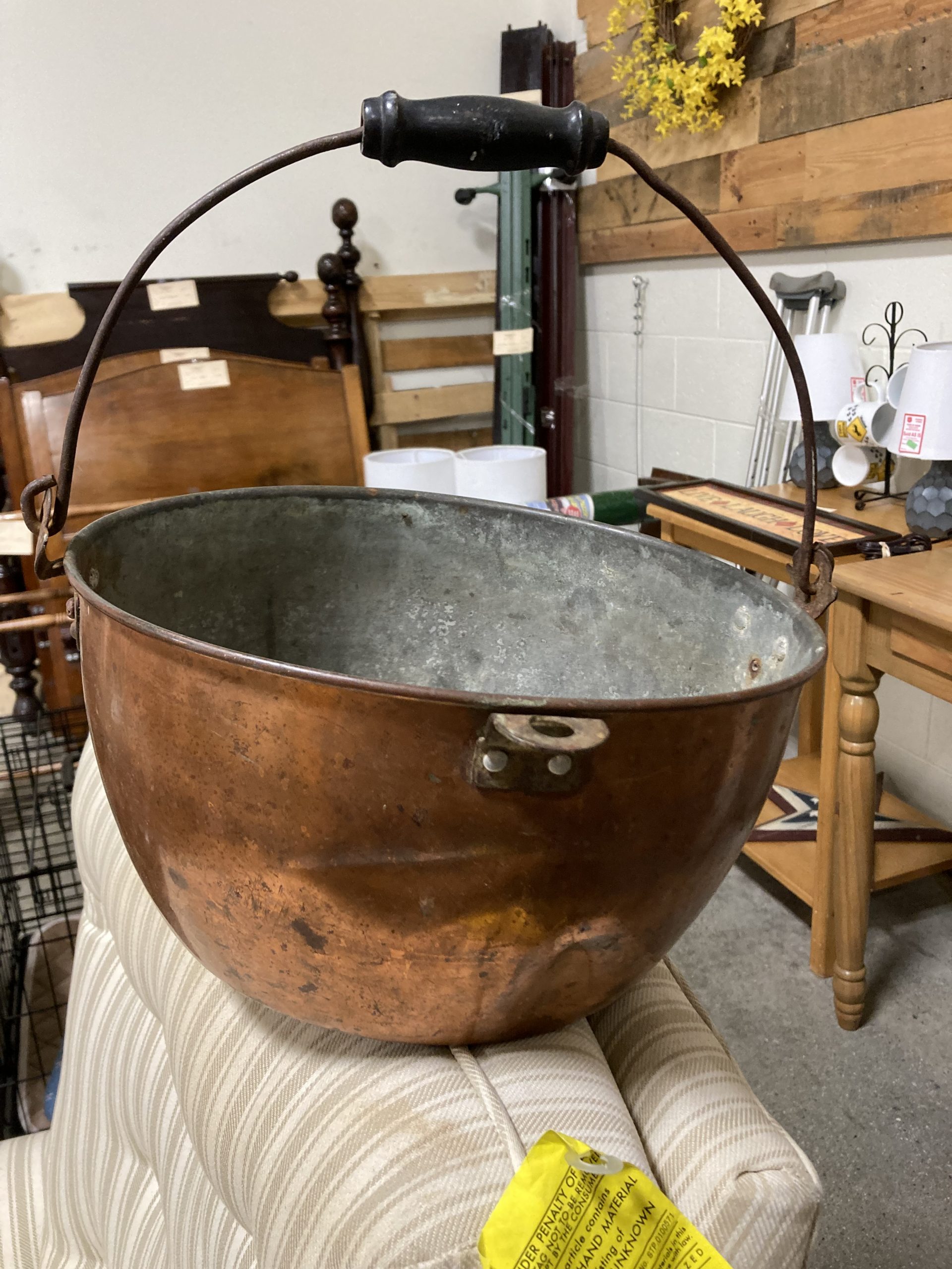 1900s ROME Pre-REVERE Brass deals and Copper Tea Pot Kettle