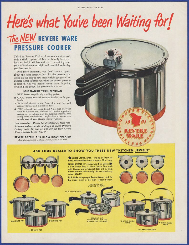 Use caution with Revere Ware aluminum disc cookware - Revere Ware Parts