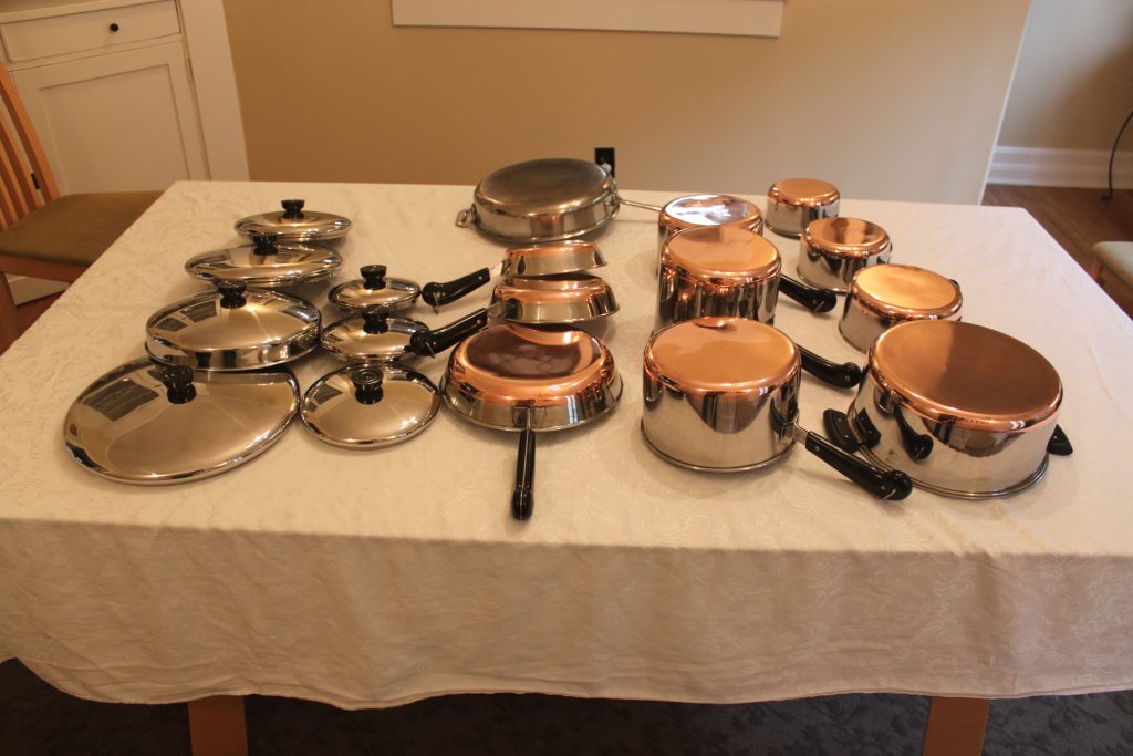 Sold at Auction: Revere Copper And Brass Incorporated, Revere Ware Nine  Piece Set-New Old Stock